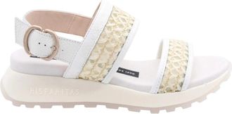 Hispanitas Lolland Sandaal - Dames - Sleehakken - Wit - 41 EU - Schoenen