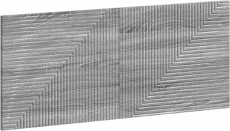 vidaXL Cabecero Montada En La Pared Haarlem Sonoma Gris Vidaxl