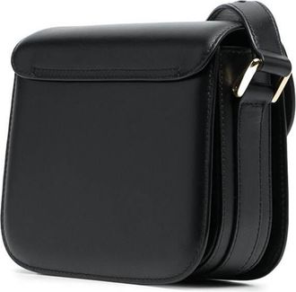 A.P.C. Womens Mini Crossbody Bag Grace Black Leather Cow Shoulder