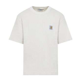 Carhartt Work in Progress Nelson Waffle T-Shirt - Heren - T-shirts - Beige - XL - Katoen - Tops