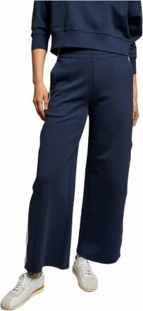perfectwhitetee Mikos Travel Pants In Navy