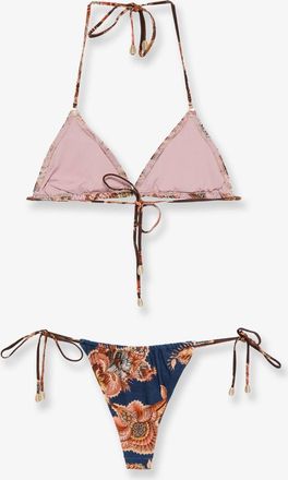 Zimmermann Womens Bikini Aster Multicolour Polyamide Swimwear Sea Clothing