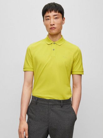 HUGO BOSS Mens Bright Green Pallas Polo Shirt - Size X-Large