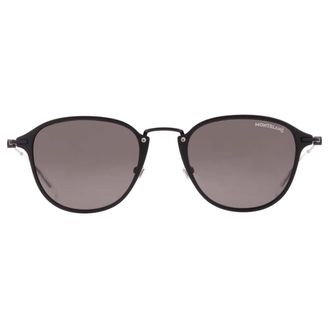 Montblanc Montblanc Grey Square Mens Sunglasses MB0155S 009 51