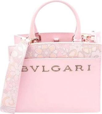 Bulgari Pre-owned Handbags, female, Pink, Size: ONE SIZE Pre-owned Shoulder Bag