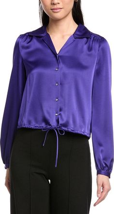 St. John Winged Collar Blouse