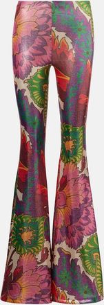 Etro Pantaloni flared in jersey