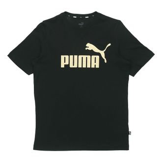 Puma Essentials Metallic Logo T-Shirt Black 845573-01