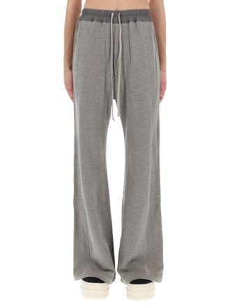 Rick Owens Pusher Wide-Leg Flap Pocket Pants