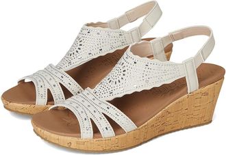 Skechers Beverlee - Dazzling Charm Womens Sandals White : 10 B - Medium, Rubber/Synthetic