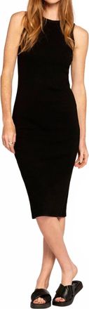 Current Elliott Ava Sleeveless Bodycon Dress In Black