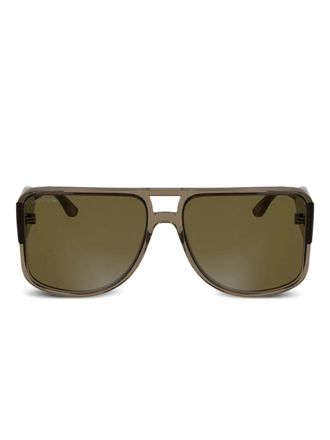 Lacoste square-frame sunglasses - Brown