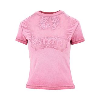 Diesel D&eacute;vor&eacute; Phoenix motif T-shirt Woman S