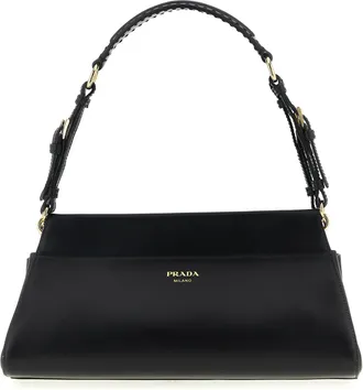 Prada Black Calfskin Shoulder Womens Bag