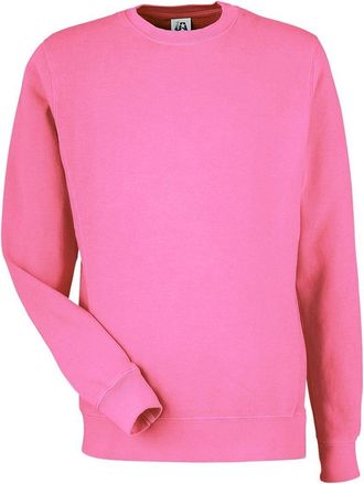 J. America Pigment-Dyed Fleece Crewneck Sweatshirt