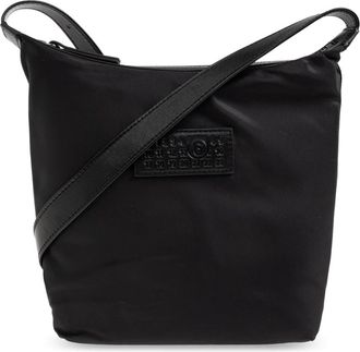 Maison Margiela Numerieke Verticale Tas - Heren - Schoudertassen - Zwart - ONE Size - Leer - Tassen