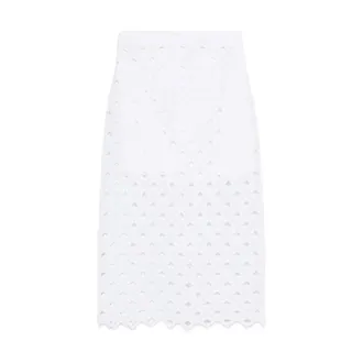 Max Mara Pencil Skirts, female, White, Size: M Pencil Skirts