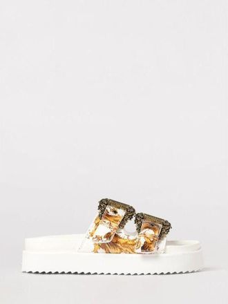 Versace Baroque Buckle Arizona Sandals