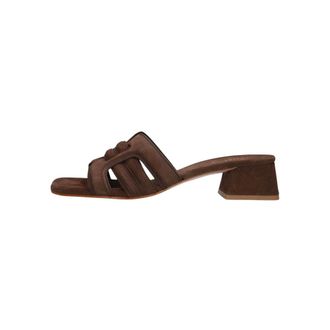 Notre-V Schoenen, Dames, Bruin, 40 EU, Leer, Nv-1010 Mules