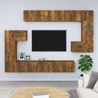vidaXL Furniture Limited - Mueble De Pared Para Tv Madera Contrachapada