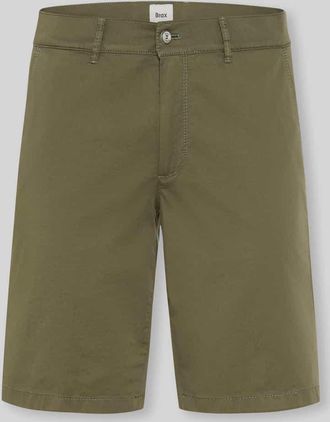Brax Brax Regular Fit Chinoshorts aus Baumwoll-Mix Modell BOZEN in Oliv, Gr&ouml;&szlig;e 31
