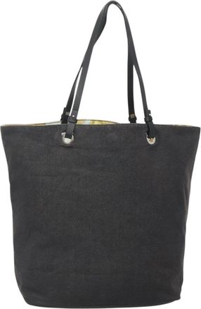 Ferragamo Gancini Tote Canvas Canvas Tote Bag Bag (Pre-Owned)