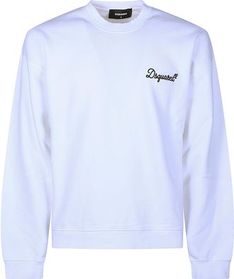 Dsquared2 Cotton Signature Relaxed Sweatshirt