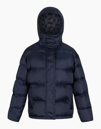 Regatta Womens Regatta Womens/Ladies Orla Kiely Flowers Quilted Oversized Jacket - Navy - Size: 8