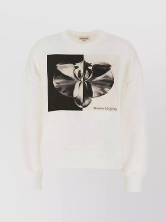 Alexander McQueen cotton printed sweatshirt