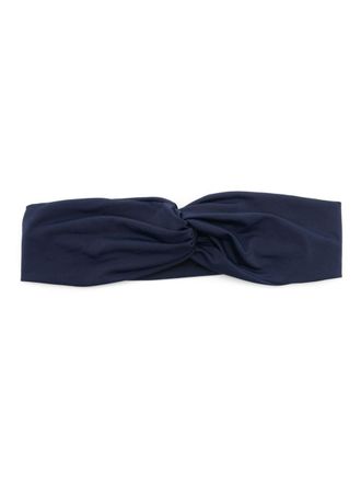 Lygia & Nanny Bethania twisted head band - women - Polyamide/Spandex/Elastane - One Size - Blue