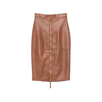 Elisabetta Franchi Zip-detail Midi Pencil Skirt