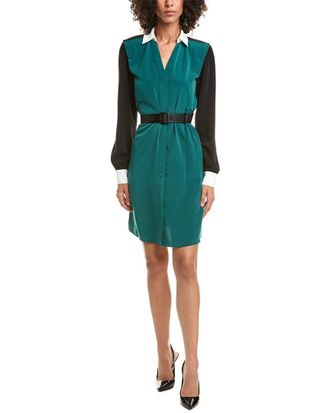 Karl Lagerfeld Karl Lagerfeld Colorblocked Shirtdress