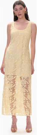 Rebecca Taylor Penelope Maxi Dress in Limoncello at Nordstrom, Size 6