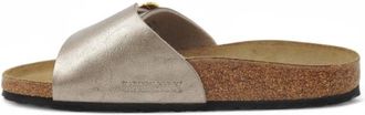 Birkenstock Catalina Luxe Buckle Narrow Fit - Dames - Sandalen - Bruin - 39 EU - Leer - Schoenen