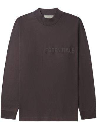 Fear of God logo-print long-sleeve T-shirt - Purple
