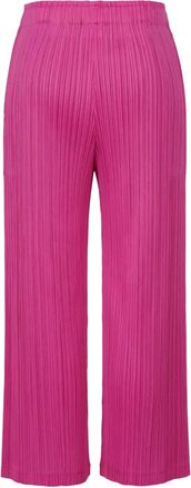 Pleats Please Issey Miyake pleated trousers - Pink