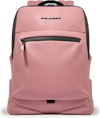 Piquadro Computer and i PadPro backpack with sternum strap- bottle pocket and Rfid protection - Heren - Rugzakken - Roze - ONE Size - Tassen