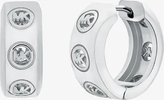 Michael Kors Logo Huggie Earrings
