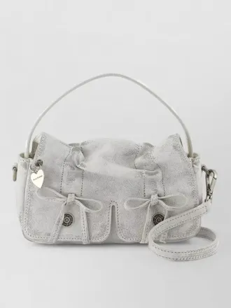 Acne Studios multipocket leather micro crossbody shoulder bag