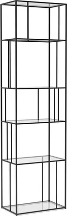 AM.PM Boekenrek Parallel in staal en glas