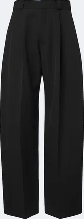 Balenciaga Wool twill barrel-leg pants