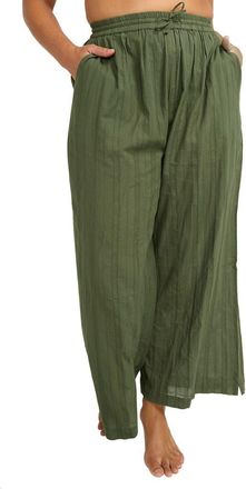 Artesands Grainger Cotton Cover-Up Pants in Olive at Nordstrom, Size 12-14 Us