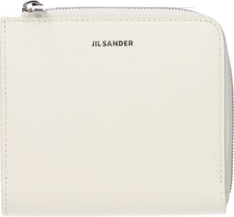 Jil Sander Leather Wallet - White