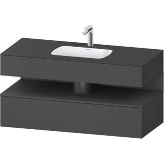 Duravit Qatego Lavabo Encastrado Con Base De Lavabo Consola, - Duravit