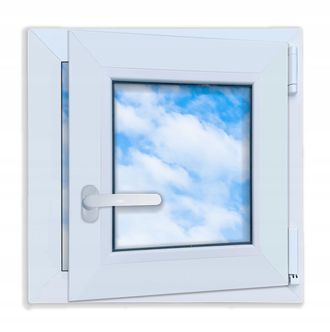OEM Ventana De Pvc Blanca De 50x50 Cm, Derecha, Nueva, 500x500 Mm, Oscilobatiente, Doble Acristalamiento