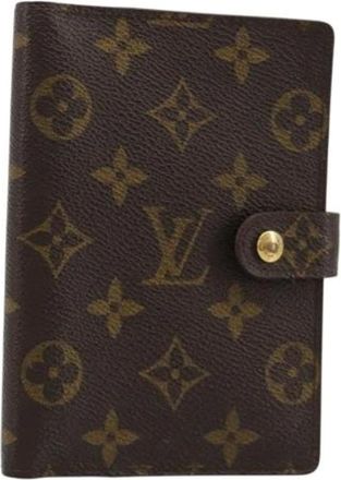 Louis Vuitton Pre-owned Day Planner Cover - - Pre-owned - Donna - Marrone - ONE SIZE