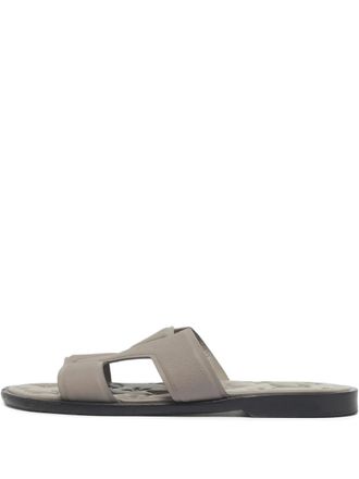 Louis Vuitton leather sandals - Neutrals