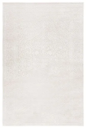 Safavieh Alfombra poli&eacute;ster crema/avorio 122 x 183 cm