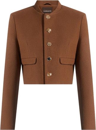 Mani&egrave;re De Voir Giacca Evana con colletto rialzato - Marrone