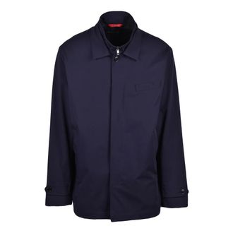 Fay Heren, Jassen, Blauw, Maat: 3XL Nylon